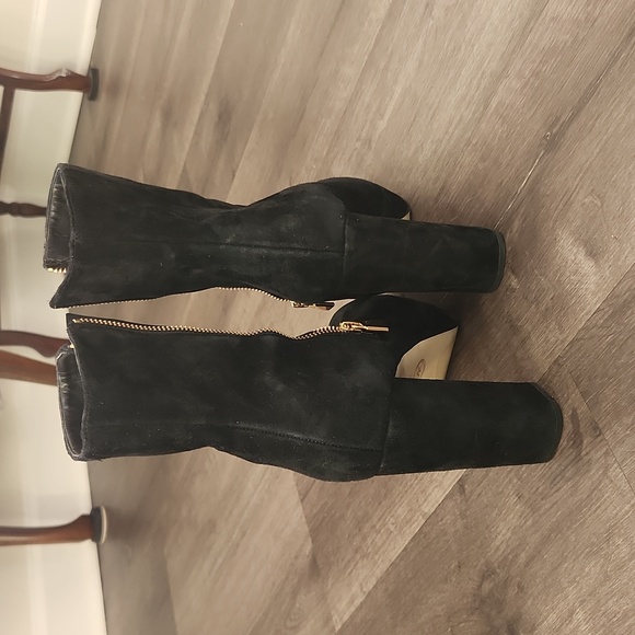 Michael Kors suede black heel booties - Picture 3 of 5